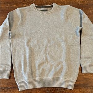 Eddie Bauer Light Gray Men's Crewneck Sweater